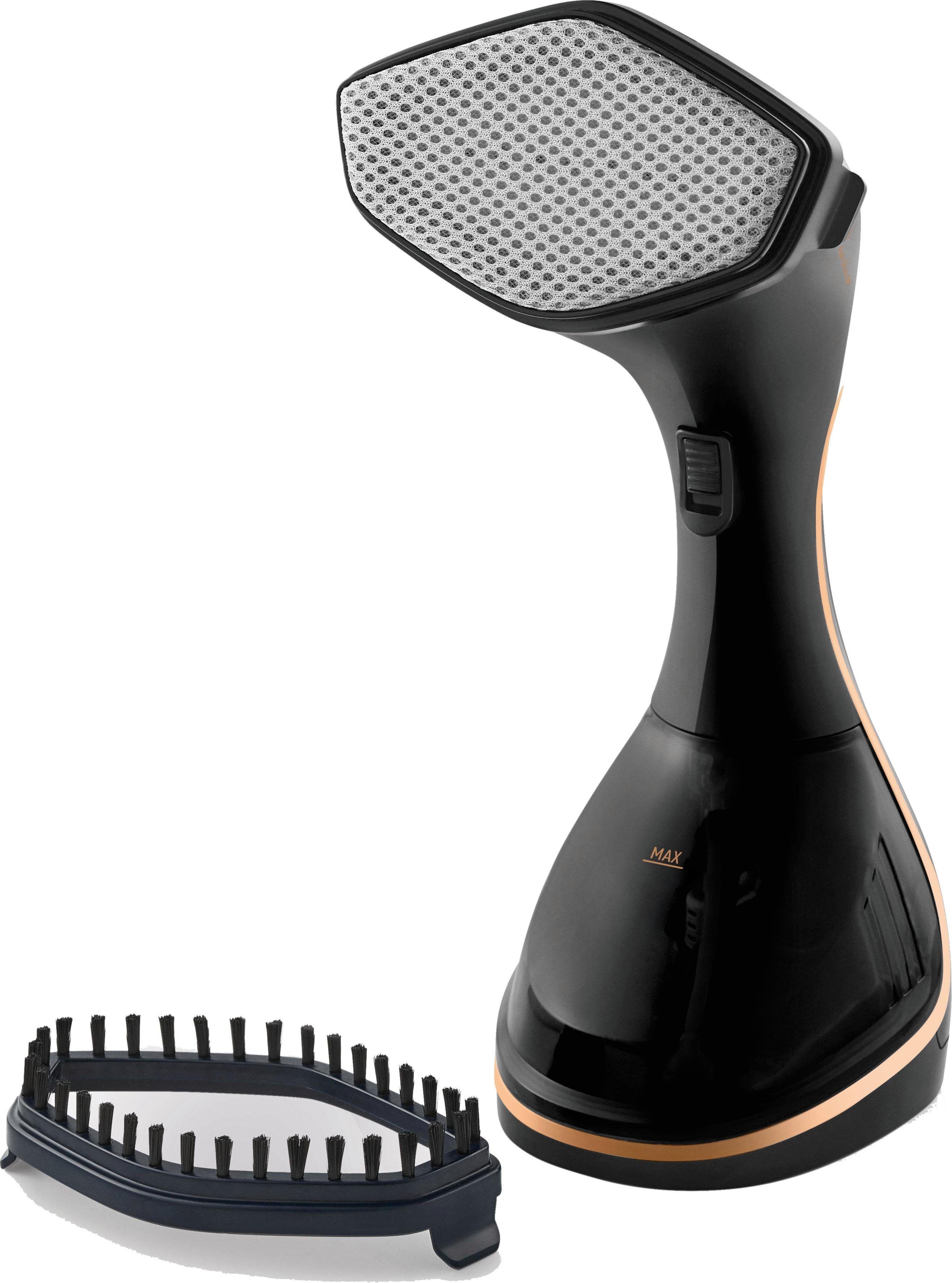 Grundig Dampfbürste "ST 7950", schwarz (schwarz, kupferfarben), B:12cm H:13cm T:28cm, Bügeleisen, Leistungsstarker 1600W Dampfglätter mit schneller Aufheizzeit, Dampfbürste