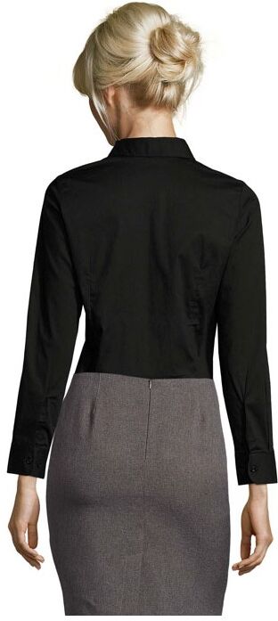 Chemise personnalisé femme EDEN noir