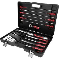 KS Tools 100088 Barbecue-Grillset Rot, Schwarz