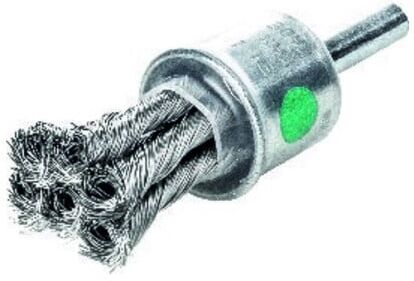 Lessmann Brosse pinceau torsadée Fil INOX,⌀ brosse x largeur fil: 28X0,35 mm (456378)