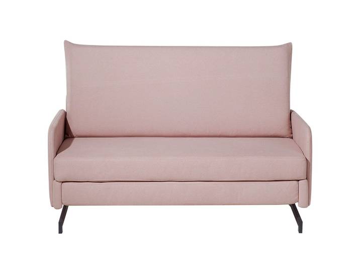 2-SITZER-SCHLAFSOFA Polyester Rosa Belfast
