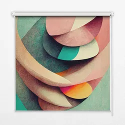 INNENROLLO - Fensterrollo - Rollo - 80x180 cm - Abstraktion