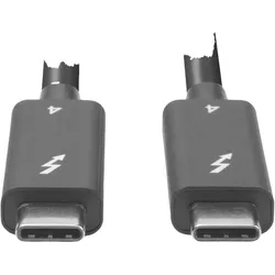 Lindy 2m Thunderbolt 4 Cable (2 m, Thunderbolt 4, 100 W), USB Kabel