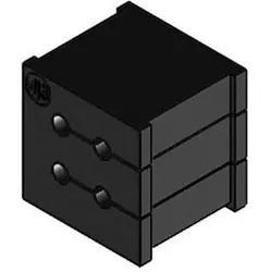 Icotek Kabeldurchführungstülle KT 4/3 schwarz