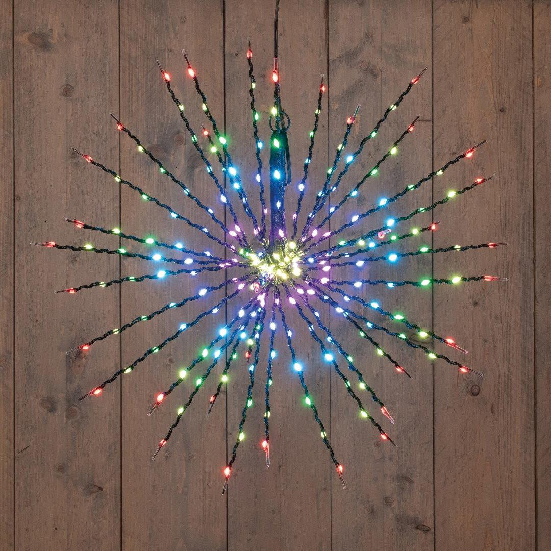 Anna's Collection RGB 252 LED Vuurwerk Verlichting 60 cm