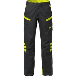 Damen Servicehose "2554 STFP" Fusion Skarup - R50 - schwarz/gelb