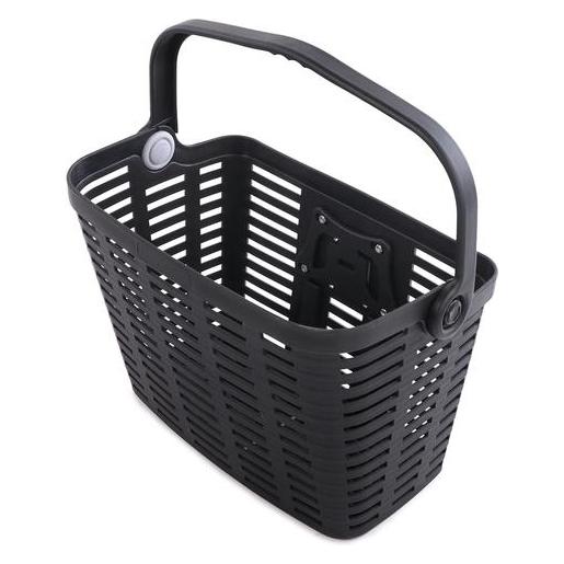 Wozinsky Kosz rowerowy WKR-PK na kierownicę plastikowy - czarny (25 l) (5907769385315)