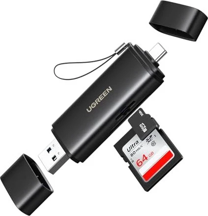 UGREEN 2-in-1 USB-C/USB-A Card Reader