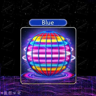Inspired Living Interactive LED Hover Sphere Toy Hand Controlled 360 Flying Ball For Kids blue