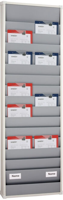 Planificateur d'atelier H1757xl554xP76 mm gris 2 rangées ; Eichner (9019-00878)