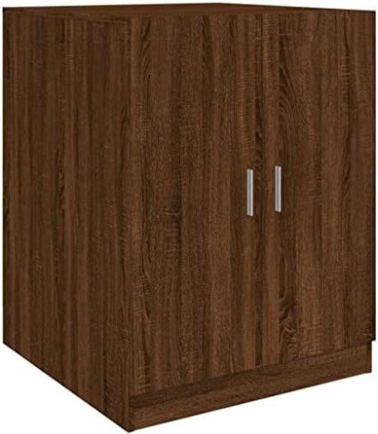 Braun Apparatuurmeubel in hout voor de badkamer