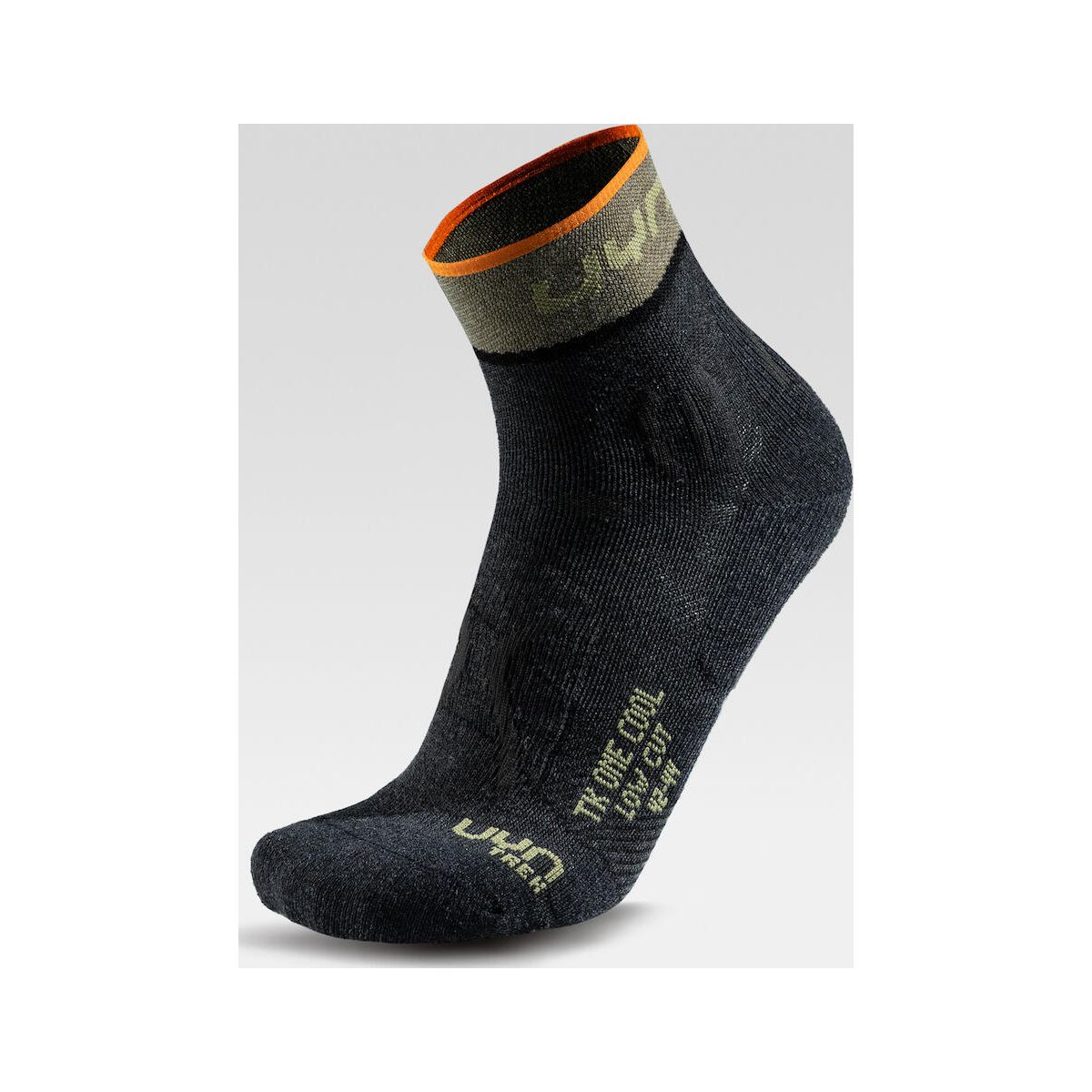 Uyn MAN Trekking One Cool Low Cut Socks anthracite/green (G043) 35/38 S100316-G043-35/38