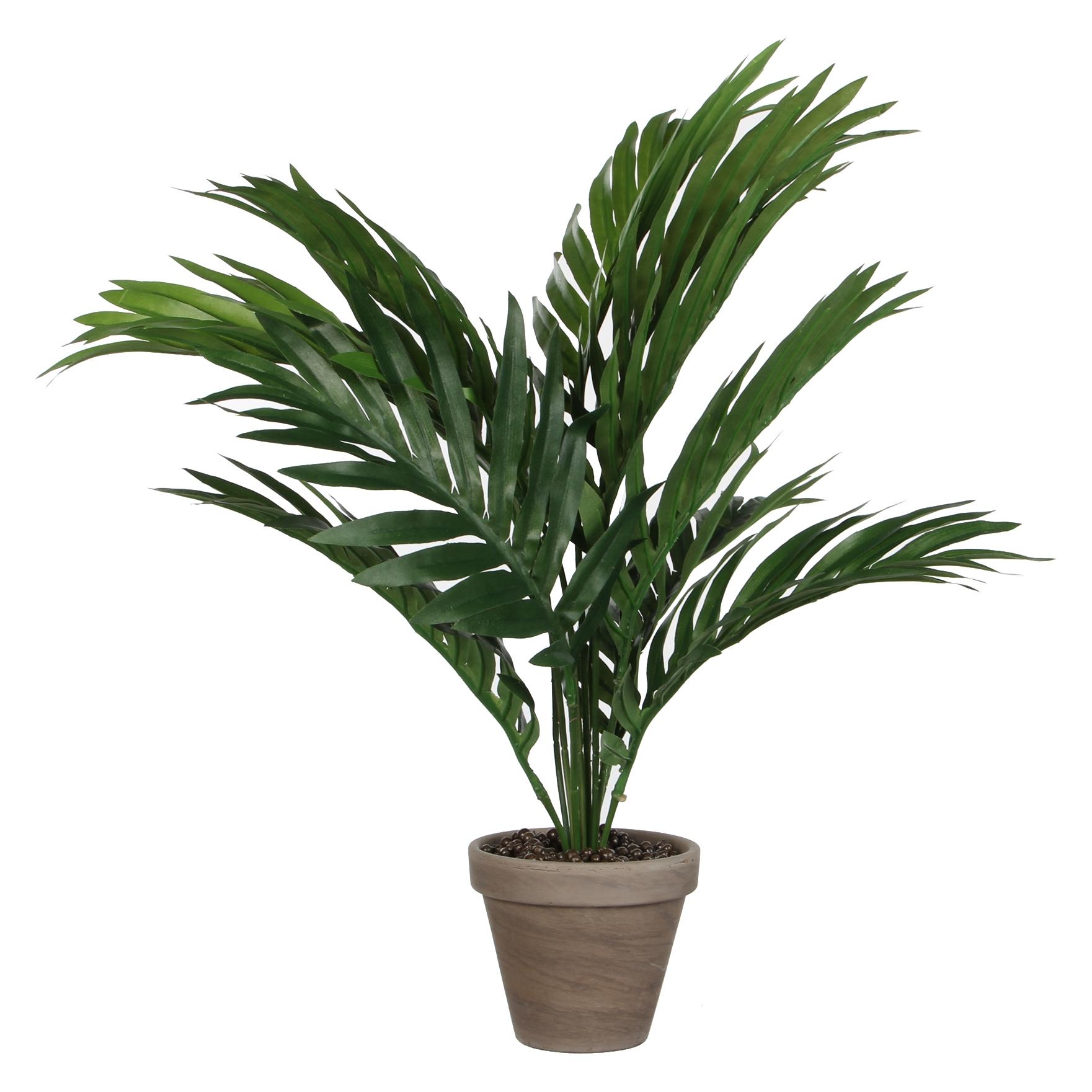 Mica Kunstpalme Goldfruchtpalme Arecapalme Ø 60 H 45 cm grün (45 cm) (930311)