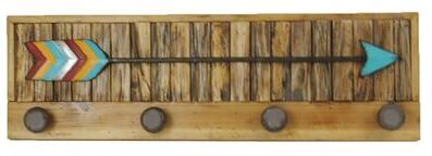 Paseo Road by HiEnd Accents Paseo Road Large Arrow with Knobs Wall Hanging