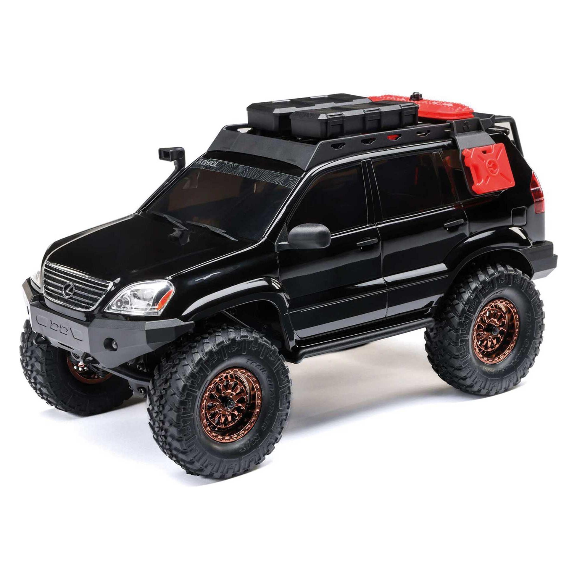 Axial Scale Crawler SCX24 Lexus GX470, Schwarz RTR 1:24 (RTR Ready-to-Run) (AXI-1532T3)