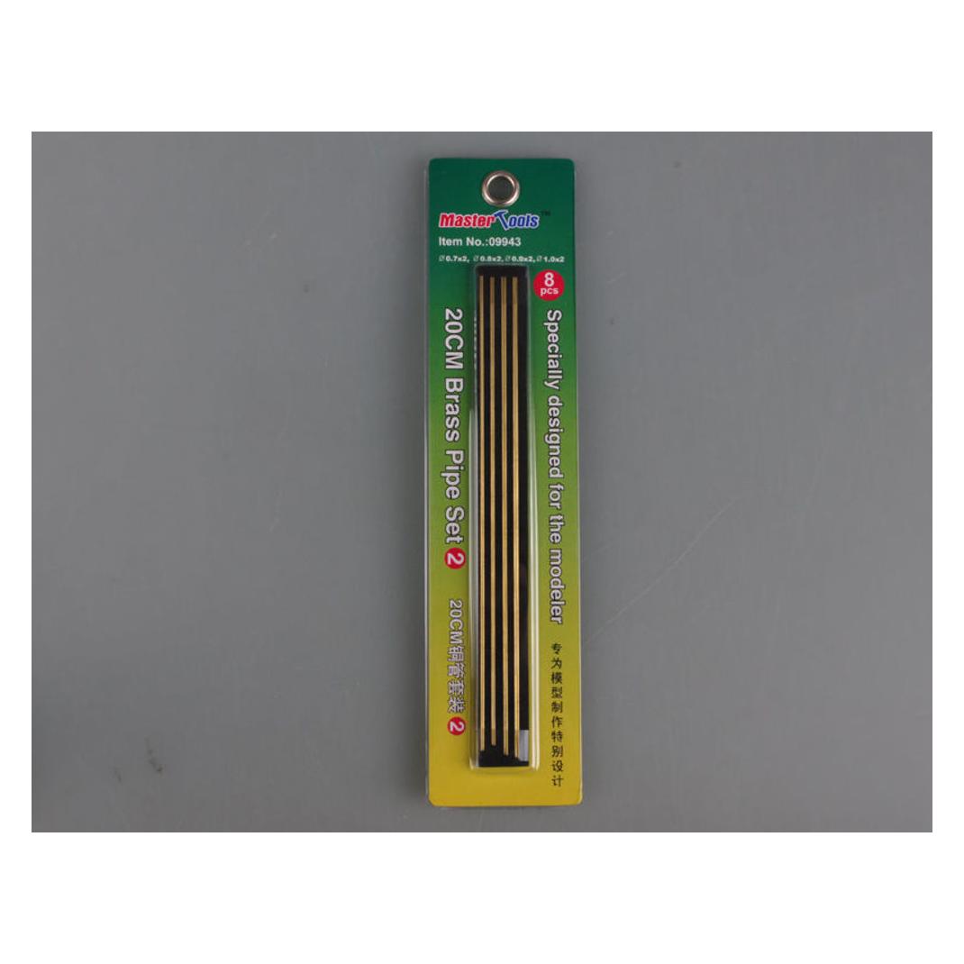 Master Tools 20CM Brass Pipe / Messingrohr Set 2 (09943)