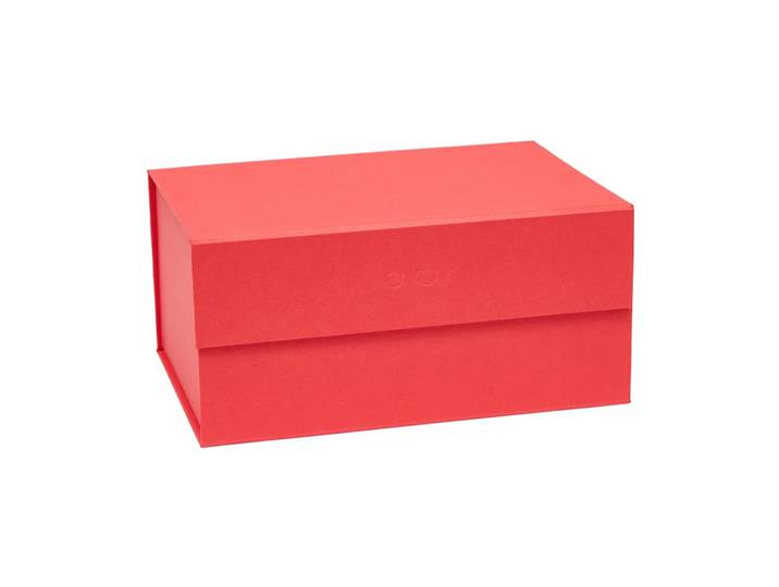 OYOY Boîte de rangement Hako A5 Cherry red