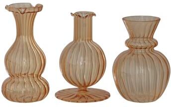 Storied Home Hand-Blown Glass Vase Set