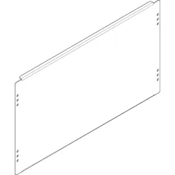 ABN FM22N5 Montageplatte 450x250 mm 2FB/2RE_5 für Montage zwischen Trägerprofil (5 Stück)