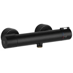 Gessi Emporio Via Tortona Thermostat Aufputz-Brause-Batterie, 031, 18731299, Farbe: Schwarz XL
