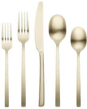 Cambridge Beacon Champagne Satin 20-Piece Flatware Set