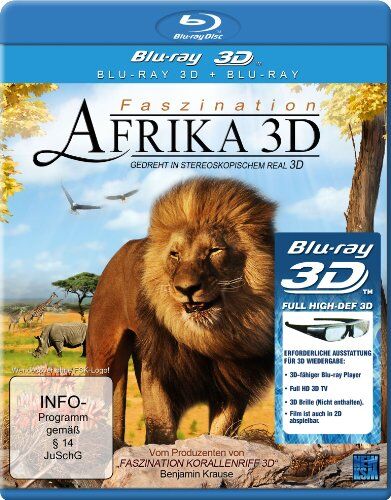 Benjamin Eicher - Faszination Afrika 3D (3D Version inkl. 2D Version & 3D Lenticular Card) [3D Blu-ray] - Preis vom 09.10.2026 07:28:09 h