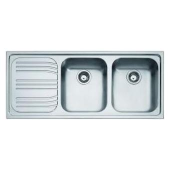 Franke LAVELLO RRX621 LHD 2 VASCHE GOCCIOLATOIO () (Unterbauspüle, 48 cm, 116 cm) (85862967)