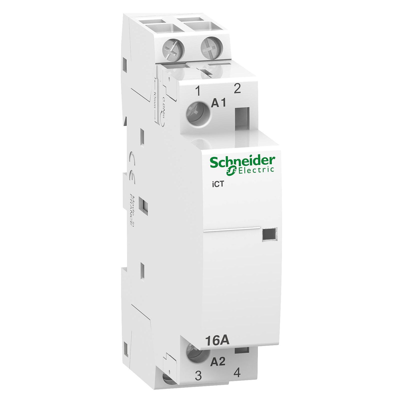 Schneider Electric Acti9 iCT Contactor 16A 2NO 230/240Vac (A9C22712)