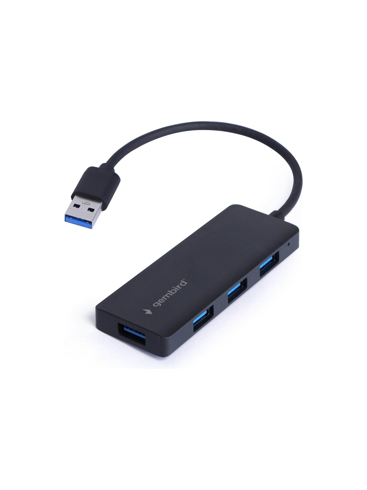 Gembird UHB-U3P4-03 - hub - 4 ports USB-Hubs - 4 - Schwarz