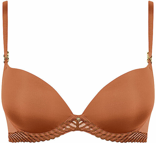 AUBADE Push Up BH SHEER EMOTION honey hellbraun   75B 75B