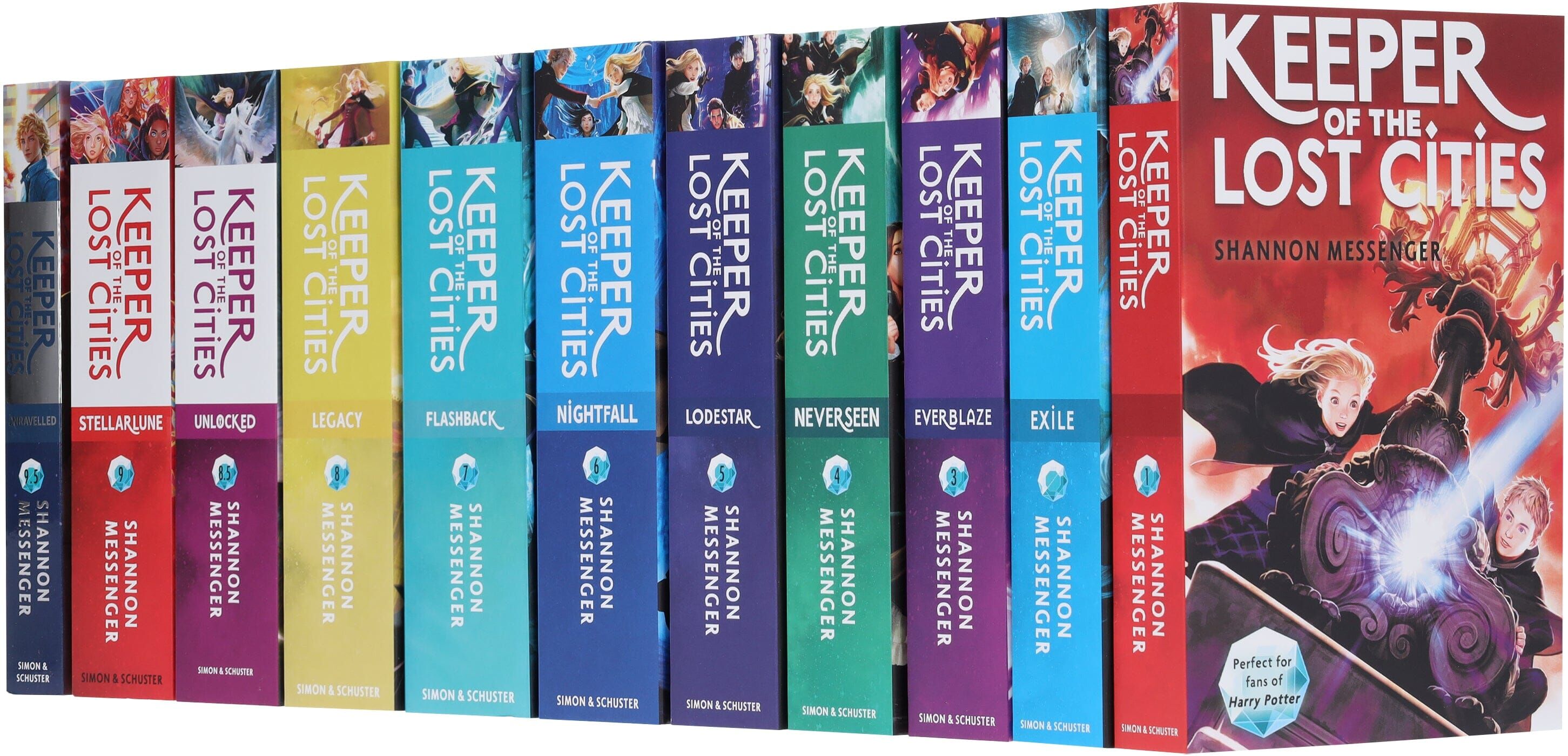 Keeper of the Lost Cities by Shannon Messenger 11 Books Collection Set - Ages 8+ - Paperback Simon & Schuster Ltd
