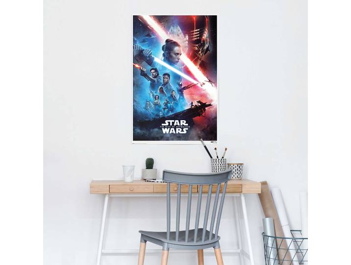 Affiche Star Wars Papier Rouge 61 x 92 x 0cm