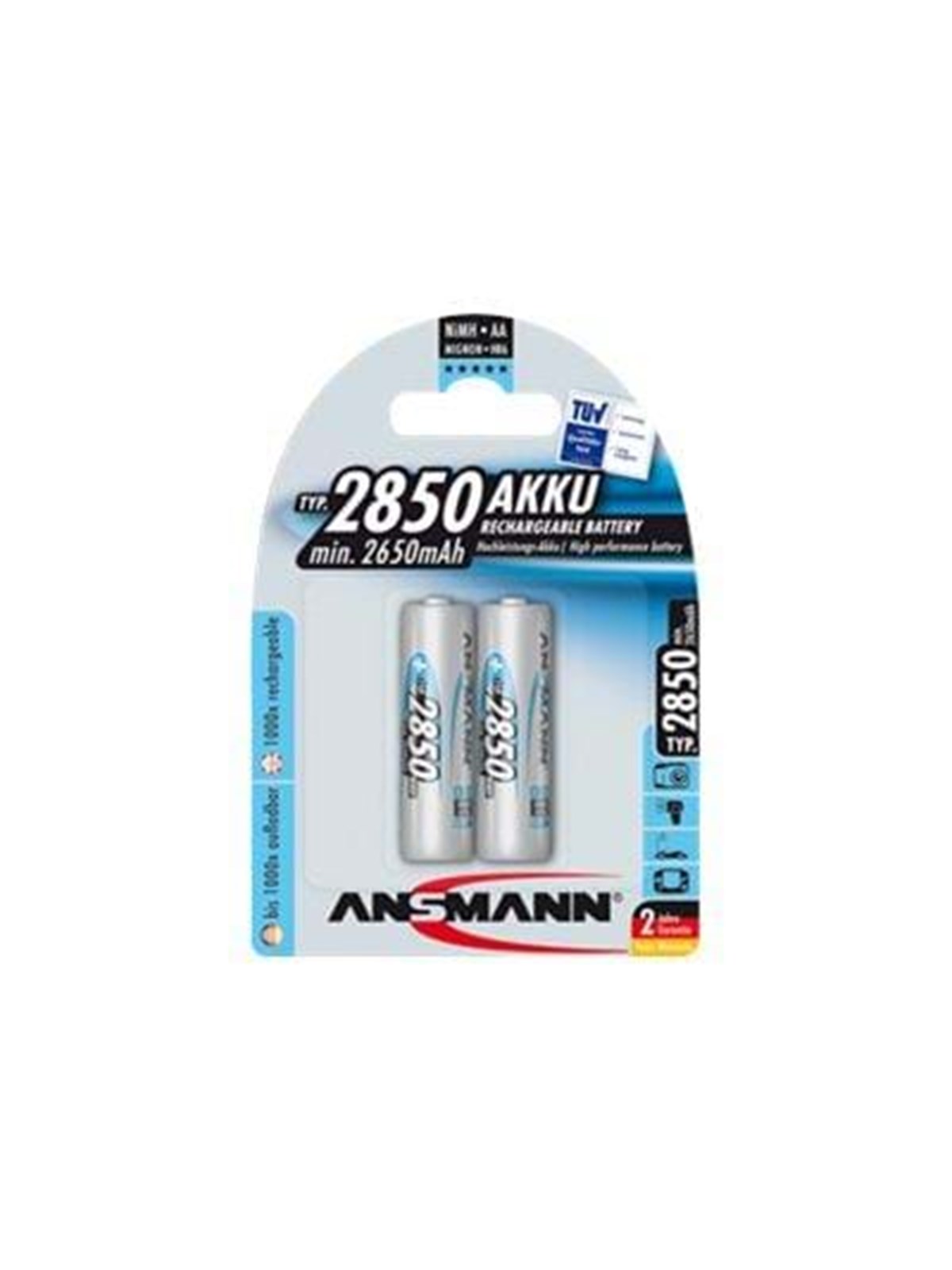 ANSMANN Aa rechargeable battery 2850 mah k2 pack