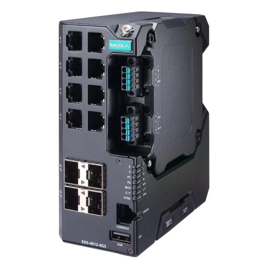 Moxa EDS-4012-4GS-LV (8 Ports) (EDS-4012-4GS-LV)