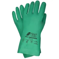 NITRAS GREEN BARRIER, Chemikalienschutzhandschuhe, Nitril, grün 7  144 Stück
