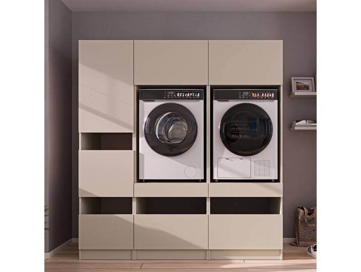 HWR Smart Kombi D 186 x 200 x 68cm Beige/Kaschmir