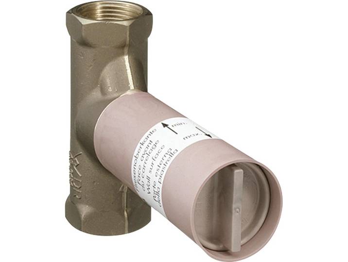 Corps de robinetterie hansgrohe Vanne d'arrêt DN15 Disques en céramique\, 1 pièce.
