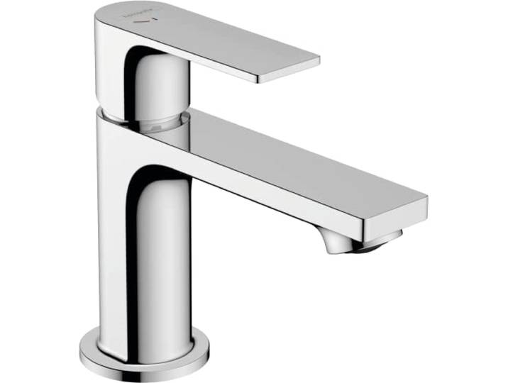 Hansgrohe Mitigeur de Lavabo Rebris E\, Hauteur Sous Bec 80 mm\, Économie D'Énergie (Coolstart)\, Robinet Lavabo sans Tirette Ni Vidage\, Chromé\, 72554000