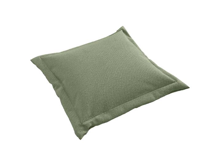 Coussin flottant Vert 75 x 75 x 10cm Velours côtelé fin Feena