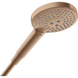 hansgrohe AXOR ShowerSolutions Handbrause 120 3-jet, 26050310, Farbe: Brushed Red Gold