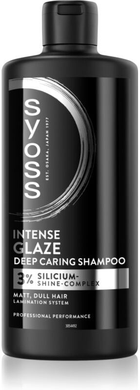 Syoss Intense Glaze shampoing nourrissant pour cheveux fatigués sans éclat 440 ml