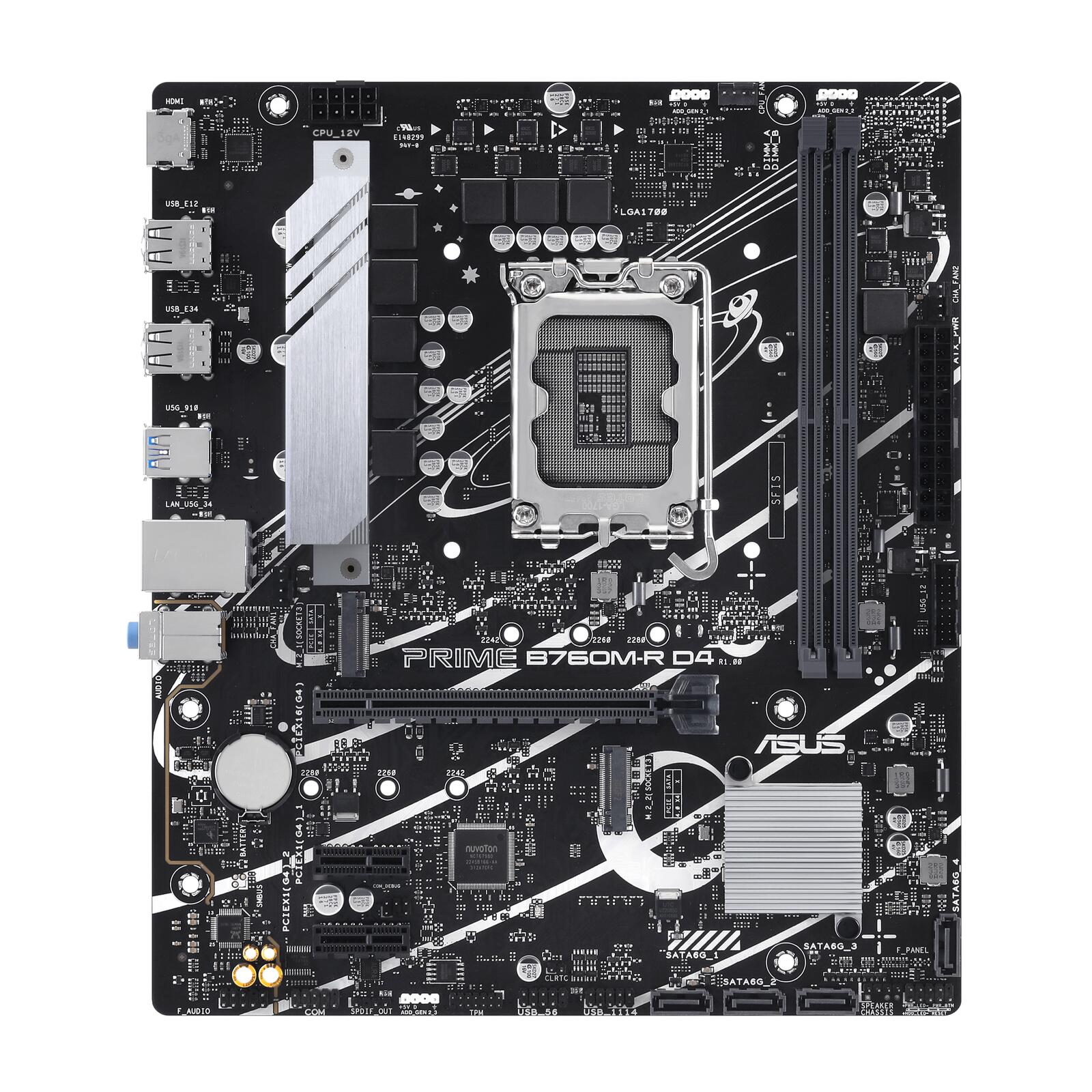 ASUS PRIME B760M-R D4 90MB1HA0-M0EAY0