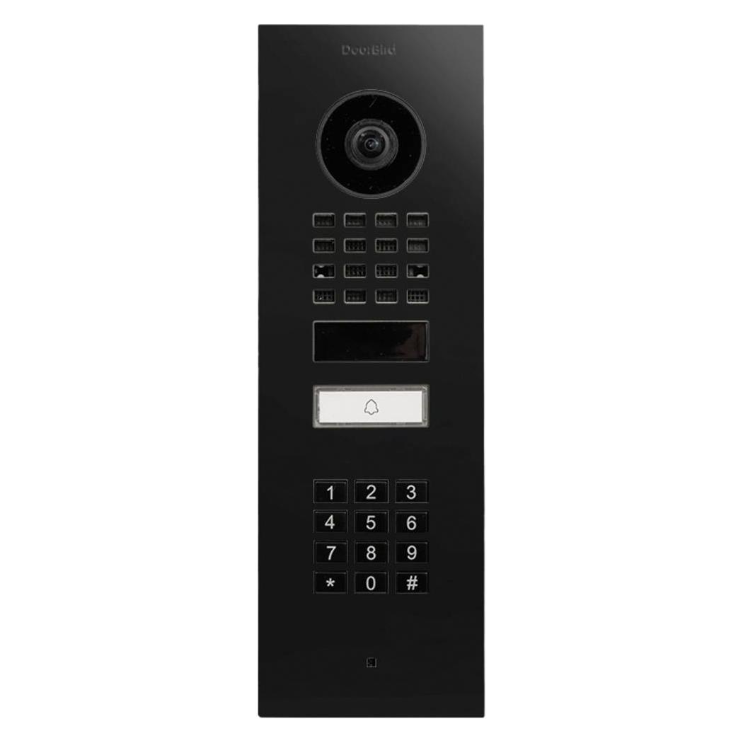 Doorbird D1101KV Unterputz Graphitschwarz (Raven Polar) IP-Video-Türsprechanlage Graphitschwarz (Ethernet, Kabelgebunden, Kabellos, WLAN) (423898561)