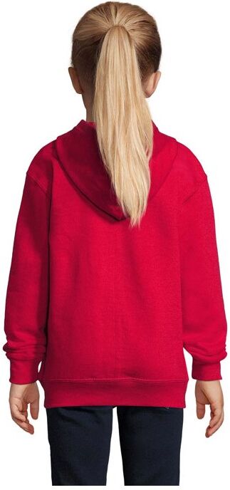 Hoodie personnalisé enfant zip capuche STONE KIDS rouge
