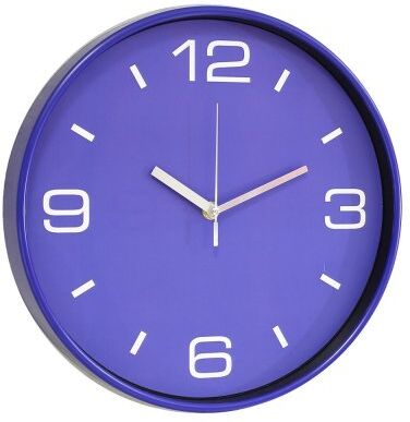 Orologio da Parete Crossandra Ø30 cm Quarzo Plastica Elegante Personalizzate o neutre