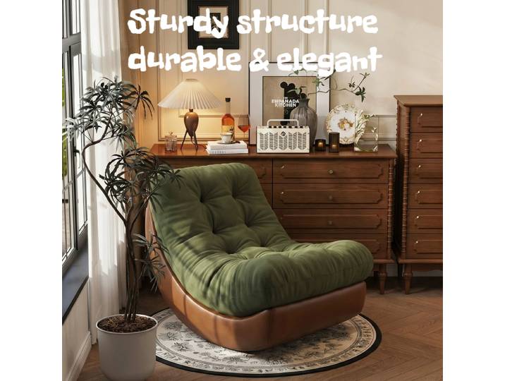 Fauteuil à bascule surdimensionné, fauteuil inclinable, fauteuil de salon moderne, fauteuil individuel pour adultes, Cadeiras Para Sala De Estar, mobilier italien de luxe