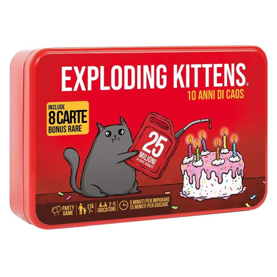 Asmodée Exploding Kittens 10 Anni di Caos (Italienisch) (GTAV1897)