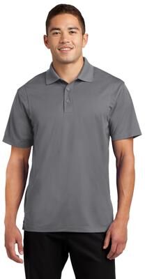 Sport-Tek TST650 Tall Micropique Sport-Wick Polo Shirt in Grey Concrete size XL/Tall   Polyester