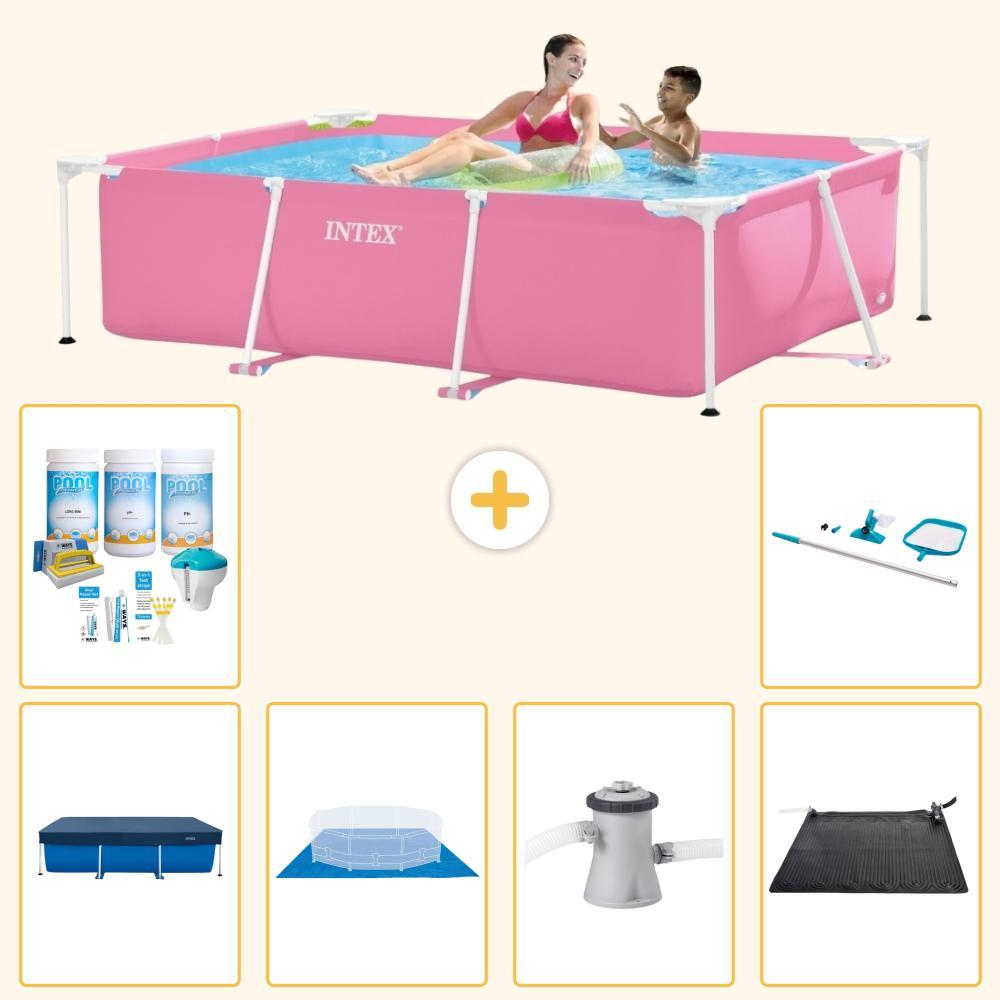 Rechteckiger Frame Pool - 220x150x60 cm - 7-teilig SCB97