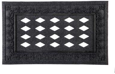 Evergreen Embossed Fleur de Lis Sassafras Mat Tray